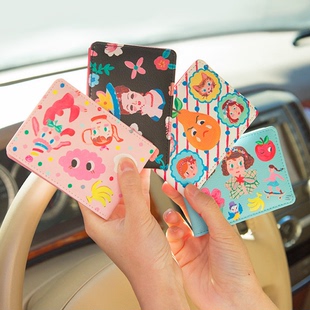 日韩版安娜西驾驶证套卡通图案可爱证件包女孩女生女士驾照卡夹
