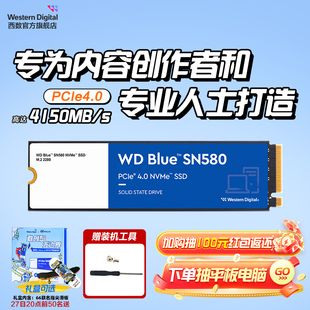 电脑1tb WD西数固态硬盘1t 500g笔记本ssd M2台式 2t西部数据SN570