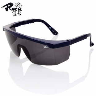 罗卡AL026眼镜防尘防冲击劳保户外骑行灰色镜片太阳镜防雾护目镜