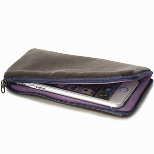6英寸拉链手机套防尘袋子装手机的小布袋 大屏幕手机保护套手机包