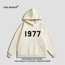 美式 FOG MURUA22新款 潮牌重磅1977男女连帽衫 高街卫衣情侣外套潮