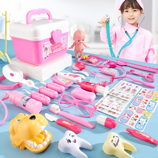 女孩医疗箱护士儿童打针过家家扮演看病听诊器宝宝 小医生玩具套装