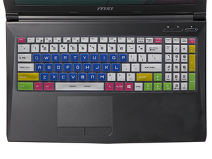 msi微星GE62 6QD-1077XCN键盘保护贴膜15.6英寸电脑笔记本全覆盖防尘套罩垫防水防灰护按键凹凸透明硅胶彩色