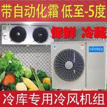 冷库制冷设备全套3p6p5p冷库制冷机小型冷藏蔬菜水果鲜花保鲜机组