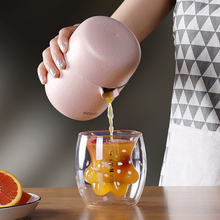 石榴压榨器橙子橙汁柠檬手压水果挤压器 简易手动榨汁机小型便携式