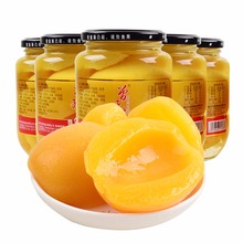 4瓶b 曾子山水果罐头新鲜水果黄桃罐头500g