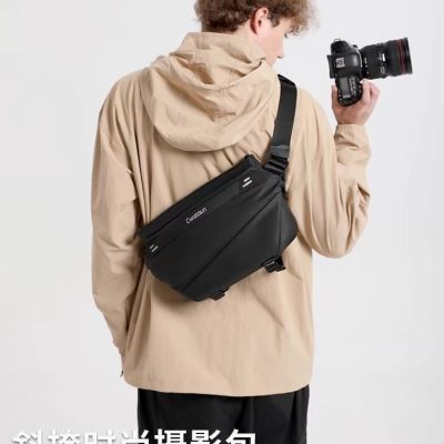 Cwatcun香港新单肩斜挎双肩相机包户外旅行微单大容量时尚摄影包