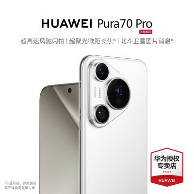 【官方正品】HUAWEI 华为 Pura 70 Pro 智能手机 风驰闪拍【30天内发货】