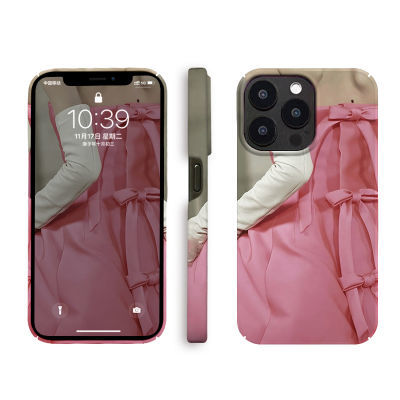 高级感红色裙子15promax苹果手机壳iPhone14全包13可爱12硬壳小众