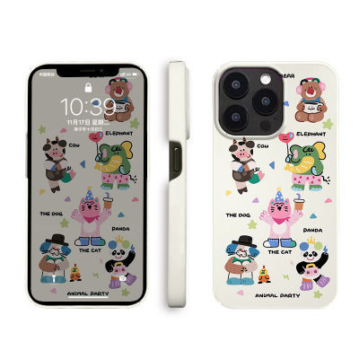 可爱动物园15promax苹果手机壳iPhone14全包13可爱12硬壳小众