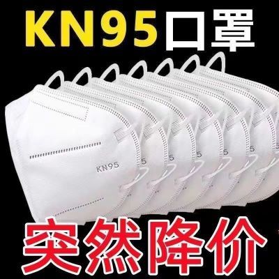 正品国标KN95口罩3D立体一次性五层防护透气成人正规防尘防疫口罩