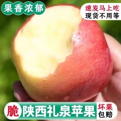 陕西红富士苹果水果新鲜当季整箱脆甜糖心丑苹果批发