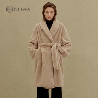 NEIWAI内外PrimaLoft双面穿毛绒夹层长外套保暖舒适