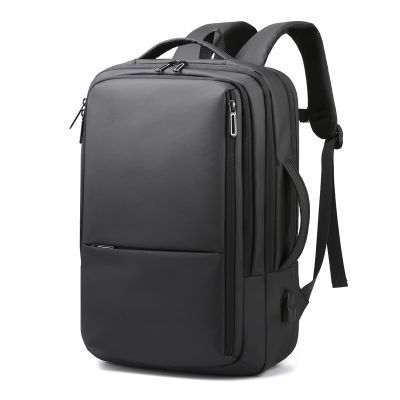 新款男士双肩包时尚简约大容量电脑包商务通勤背包户外休闲旅行包