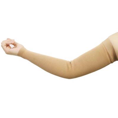 Medi德国迈迪平织压力袖套不带手掌手臂套弹力肤色女士男女