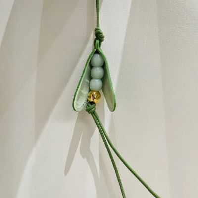 可爱豌豆挂件经典文艺豆荚包包吊饰手工挂饰ins风