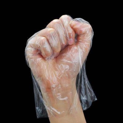 一次性手套厂家食品级加厚外卖餐饮手套塑料薄膜PE手套批发价格