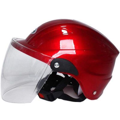3C认证电动车头盔女摩托车头盔男四季通用半盔防晒夏季骑行安全帽