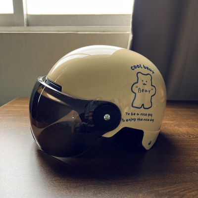Chengya电动车头盔3C认证国标男女四季通用防晒半盔摩托车安全帽