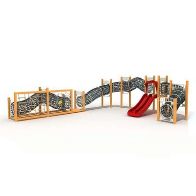 户外幼儿园爬网景区儿童攀爬网小区攀爬架公园钻网无动力游乐设备