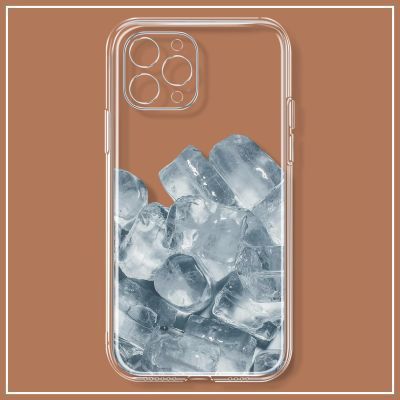 清凉冰块适用13苹果14promax手机壳iPhone11软12套6s/7/8plus透明
