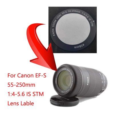 适用于佳能  EF-S 55-250mm II  镜头覆盖片压圈 前筒装饰胶片