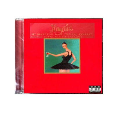 现货 侃爷Kanye West My Beautiful Dark Twisted Fantasy 音乐CD