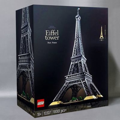 【正品保障】乐高10307埃菲尔铁塔建筑男女孩拼装积木玩具礼物