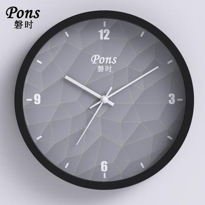Pons磐时简约挂钟极简现代钟表设计感艺术圆型轻奢高颜值圆形时钟