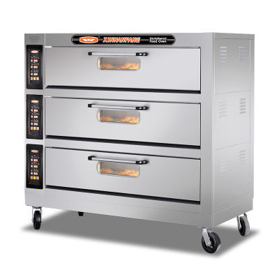 新南方烤箱商用大容量三层九盘电烘炉月饼面包披萨炉90CU厂家新品