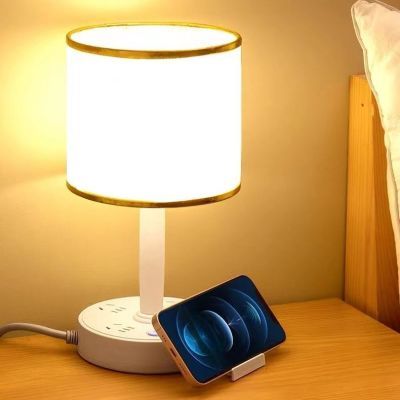 台灯插座学习护眼家用床头卧室小台灯多孔插排USB电源插头小夜灯
