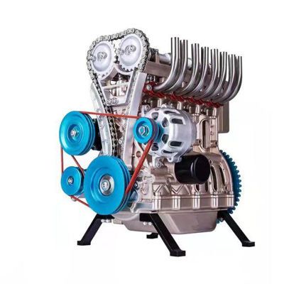 土星文化发动机模型拼装四缸电动组装机械迷你汽车引擎玩具单八缸