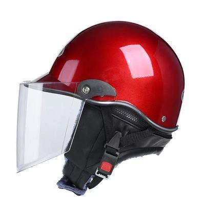 新国标3C认证头盔电动摩托车头盔男女四季通用保暖围脖防雾安全帽