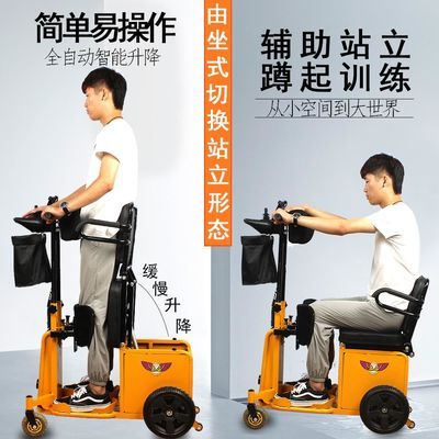 泰合电动轮椅 铅酸电池家用辅助站立老年人残疾人代步车